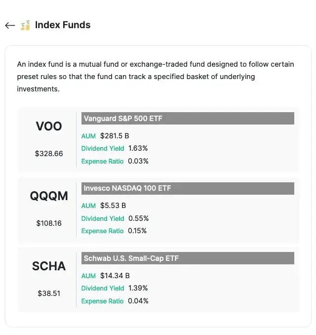 Index Funds